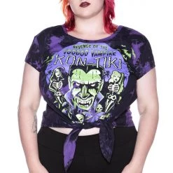 Killstar Kon-Tiki Tie Dye Top Plus Size 9 Killstar Kon-Tiki Tie Dye Top Plus Size