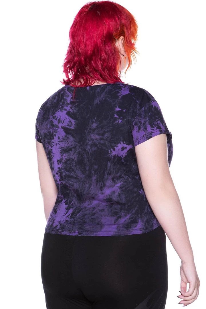 Killstar Kon-Tiki Tie Dye Top Plus Size 7 Killstar Kon-Tiki Tie Dye Top Plus Size