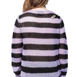Killstar Lavender Mist Knit Sweater