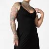 Killstar Women's Stuff Lawless Lace-Up Dress