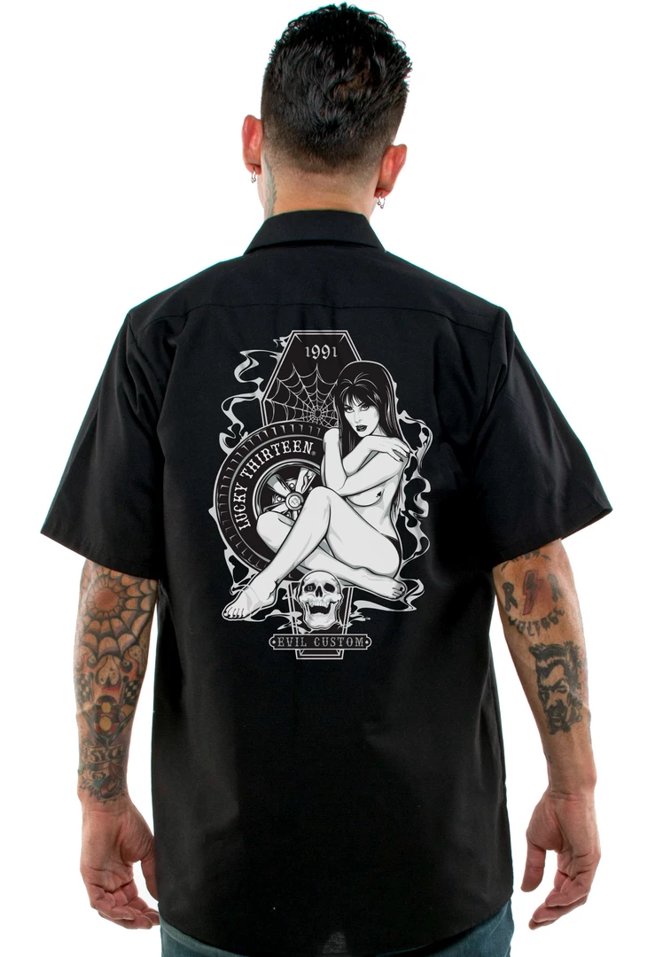 Lucky 13 Plus Size MISS TRUST Work Shirt 5 Lucky 13 Plus Size MISS TRUST Work Shirt