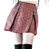 Lip Service Punk & Disorderly Skirt - Red Plaid