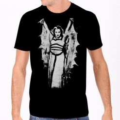 Rock Rebel Lily Munster Wings Men's Tee