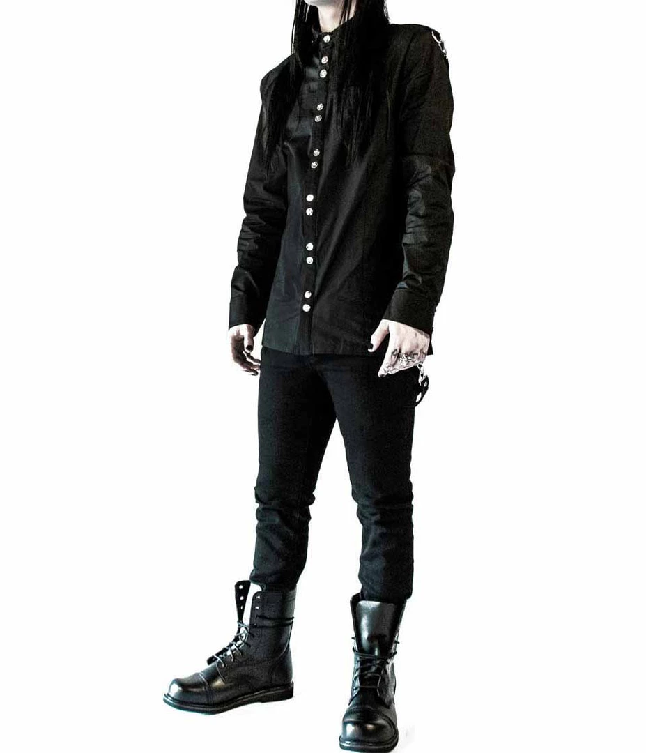 Lip Service Men's Stuff Rivet Head Work Shirt 4 Lip Service Men's Stuff Rivet Head Work Shirt