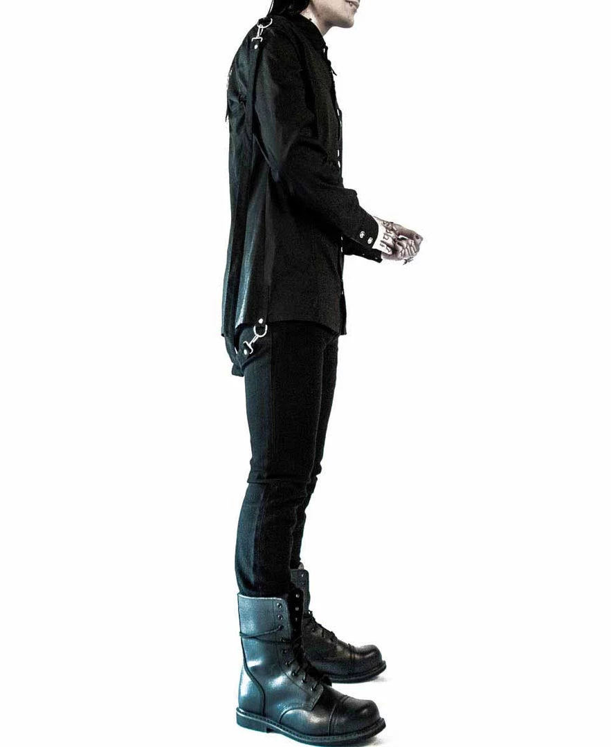 Lip Service Men's Stuff Rivet Head Work Shirt 7 Lip Service Men's Stuff Rivet Head Work Shirt