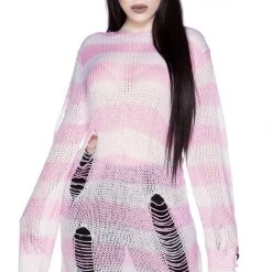 Killstar Men's Stuff Marshmallow Knit Sweater