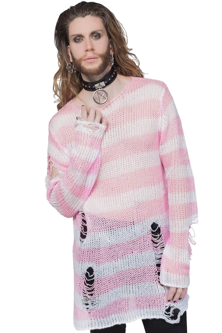 Killstar Men's Stuff Marshmallow Knit Sweater 8 Killstar Men's Stuff Marshmallow Knit Sweater