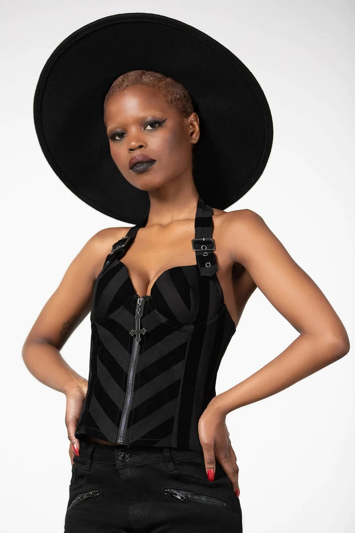 Killstar Merciless Halter Top Women's Stuff 7 Killstar Merciless Halter Top Women's Stuff