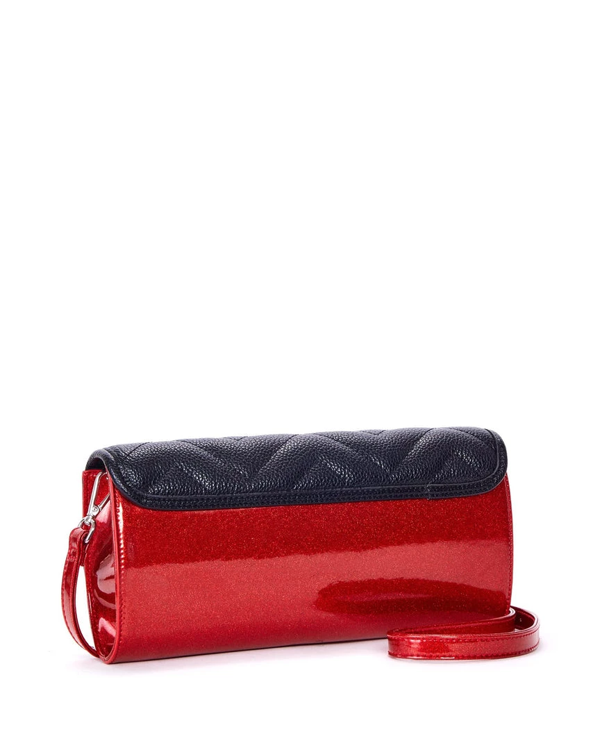 Lux De Ville Mini Hellraiser Tote Black And Red Venom Sparkle 5 Lux De Ville Mini Hellraiser Tote Black And Red Venom Sparkle