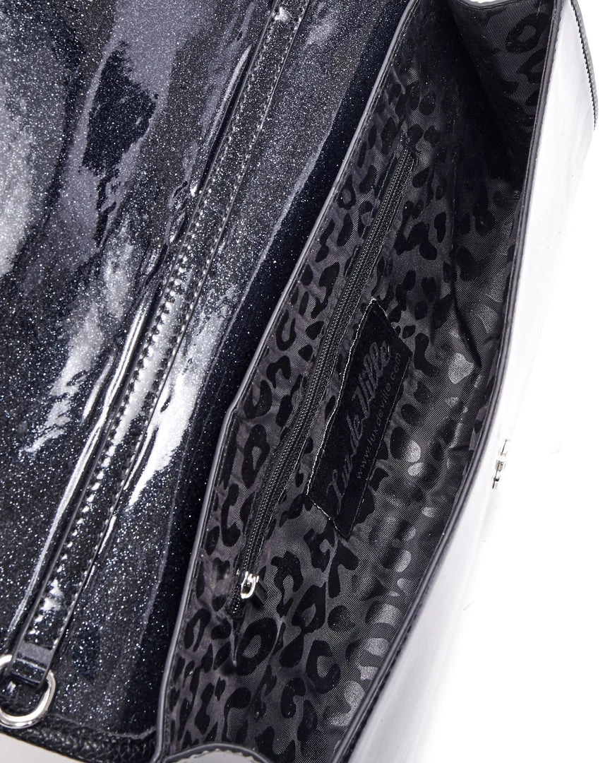 Lux De Ville Mini Hellraiser Tote Black And Red Venom Sparkle 6 Lux De Ville Mini Hellraiser Tote Black And Red Venom Sparkle