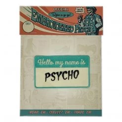 Retro-a-go-go My Name Is Psycho Embroidered Patch
