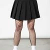 Killstar Women's Stuff No Lip Pleated Skirt