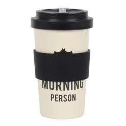 Gothic Gifts Not A Morning Person Bamboo Eco Travel Mug