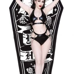 Killstar Gift Ideas One Wish Coffin Towel