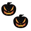 Neva Nude Accessories Mad Jack ‘O Lantern Black Glitter Nipple Cover Pasties