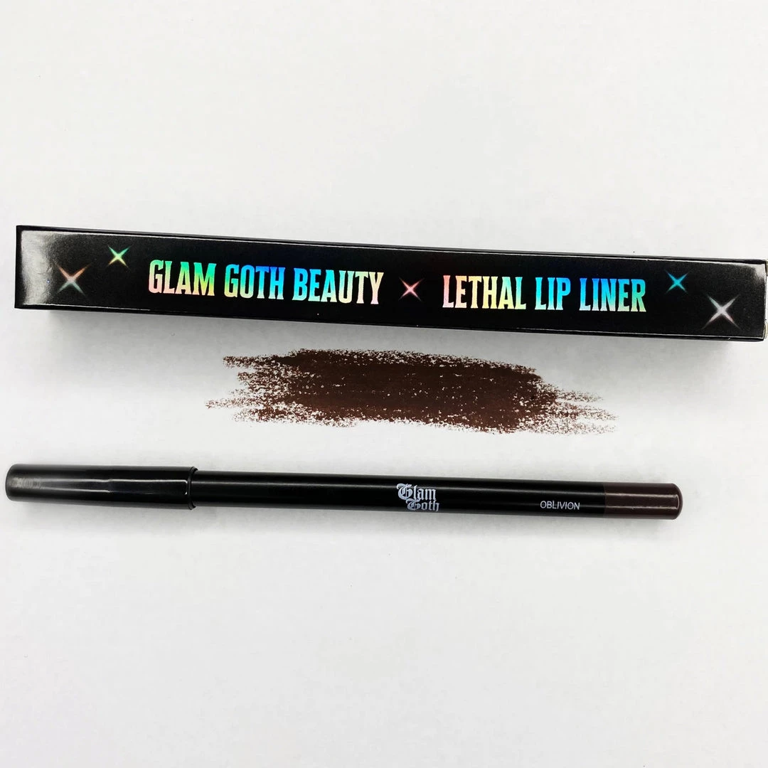 Glam Goth Beauty Oblivion - Matte Dark Brown Pencil Liner 6 Glam Goth Beauty Oblivion - Matte Dark Brown Pencil Liner