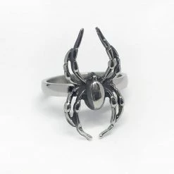 Mysticum Luna Jewelry Orb Weaver Spider Ring