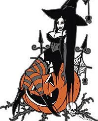 Poster Pop Pigors Halloween Queen Sticker