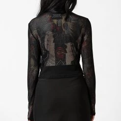 Killstar Planetary Party Mesh Top Women's Stuff 13 Killstar Planetary Party Mesh Top Women's Stuff