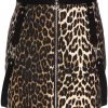 Killstar Pretty Kitty Mini Skirt - Leopard