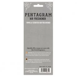 Gothic Gifts Pentagram Vanilla Scented Air Freshener