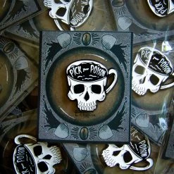 Ectogasm Pick Your Poison Skull Coffee Cup Enamel Pin Pins 9 Ectogasm Pick Your Poison Skull Coffee Cup Enamel Pin Pins