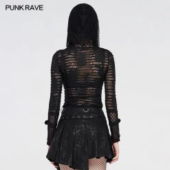 Punk Rave Women's Stuff See-Thru Printed T-shirt