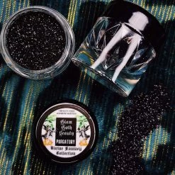 Glam Goth Beauty Hair And Makeup Purgatory - Black Body Glitter