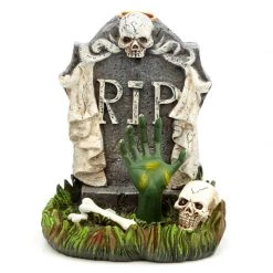 Gothic Gifts RIP Zombie Hand Tombstone Backflow Incense Burner Gift Ideas