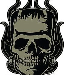 Poster Pop Kruse Franken-Skull Sticker