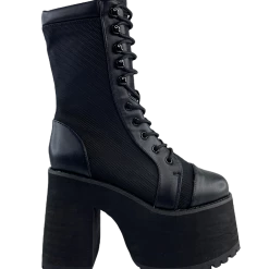 Strange Cvlt Women's Stuff Raven Boot Black