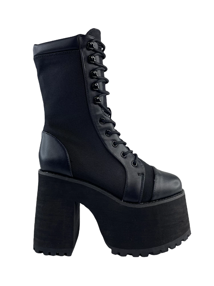 Strange Cvlt Women's Stuff Raven Boot Black 4 Strange Cvlt Women's Stuff Raven Boot Black