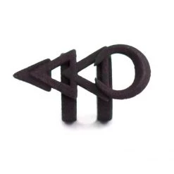 Rogue And Wolf Jewelry Rune Ring In Black