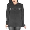 Serpentine Black Moon Women's Lightweight Hoodie 1 Serpentine Black Moon Women's Lightweight Hoodie