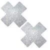 Neva Nude Accessories Silver Pixie Dust Glitter X Factor Nipple Cover Pasties 1 Neva Nude Accessories Silver Pixie Dust Glitter X Factor Nipple Cover Pasties