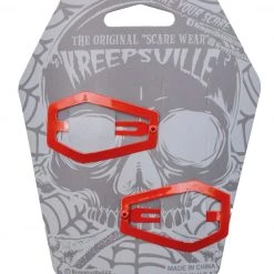 Kreepsville666 Coffin Snap Hair Clip - Red Accessories 7 Kreepsville666 Coffin Snap Hair Clip - Red Accessories