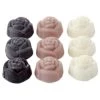 Gothic Gifts Set Of 9 Handmade Soya Wax Melts - Skulls & Roses