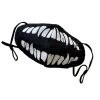 Ectogasm Skeleton Teeth Face Mask In Black Masks