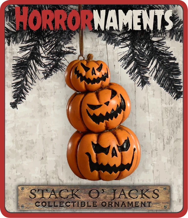 Horrornaments Stack O' Jacks Housewares 4 Horrornaments Stack O' Jacks Housewares