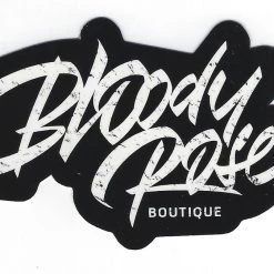 Gift Ideas Bloody Rose Boutique Logo Sticker