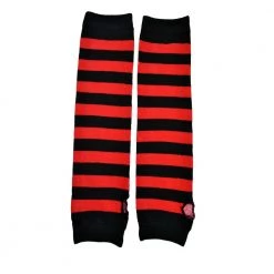 Poizen Industries Stripe Armwarmers – Black/Red