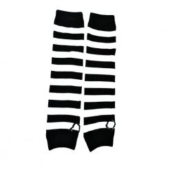 Poizen Industries Stripe Armwarmers – Black/White