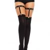 Leg Avenue Studded Elastic Garter Suspender Stockings & Leggings 2 Leg Avenue Studded Elastic Garter Suspender Stockings & Leggings