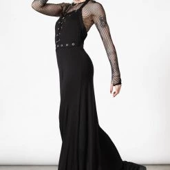 Killstar Women's Stuff Tristania Maxi Halter Dress