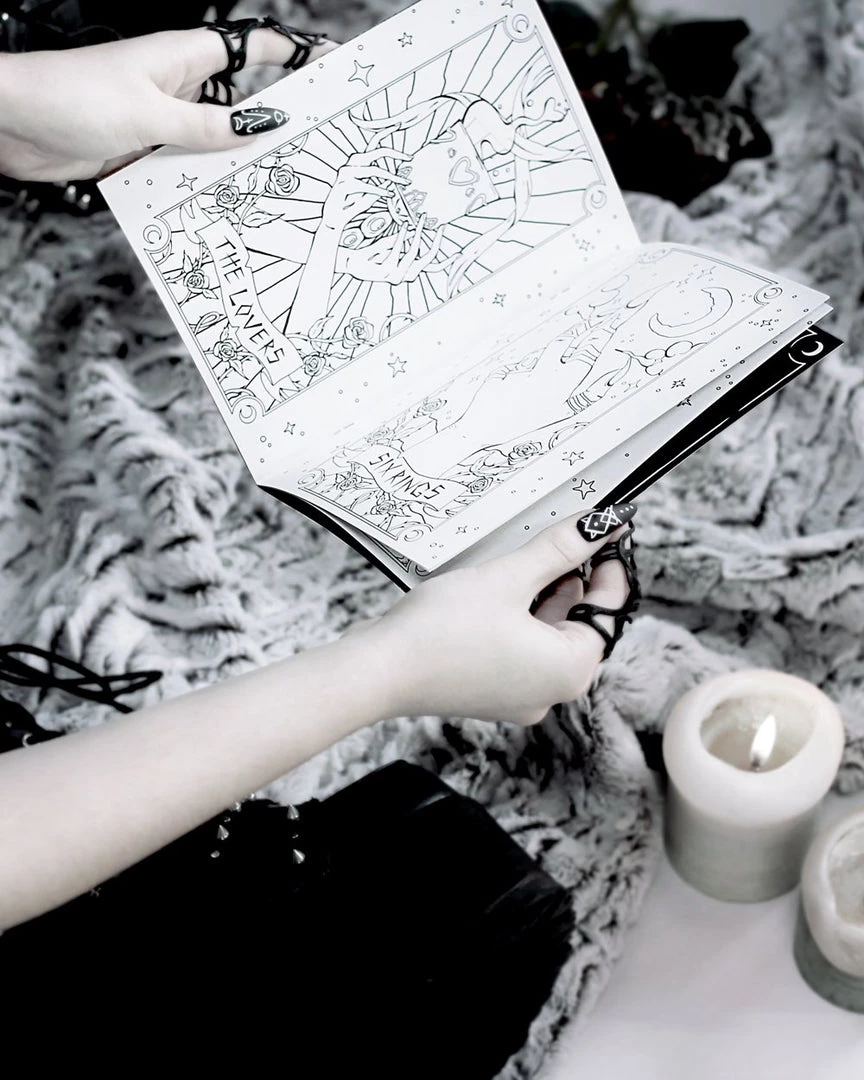 Rogue And Wolf Tarot Colouring Book Books 6 Rogue And Wolf Tarot Colouring Book Books