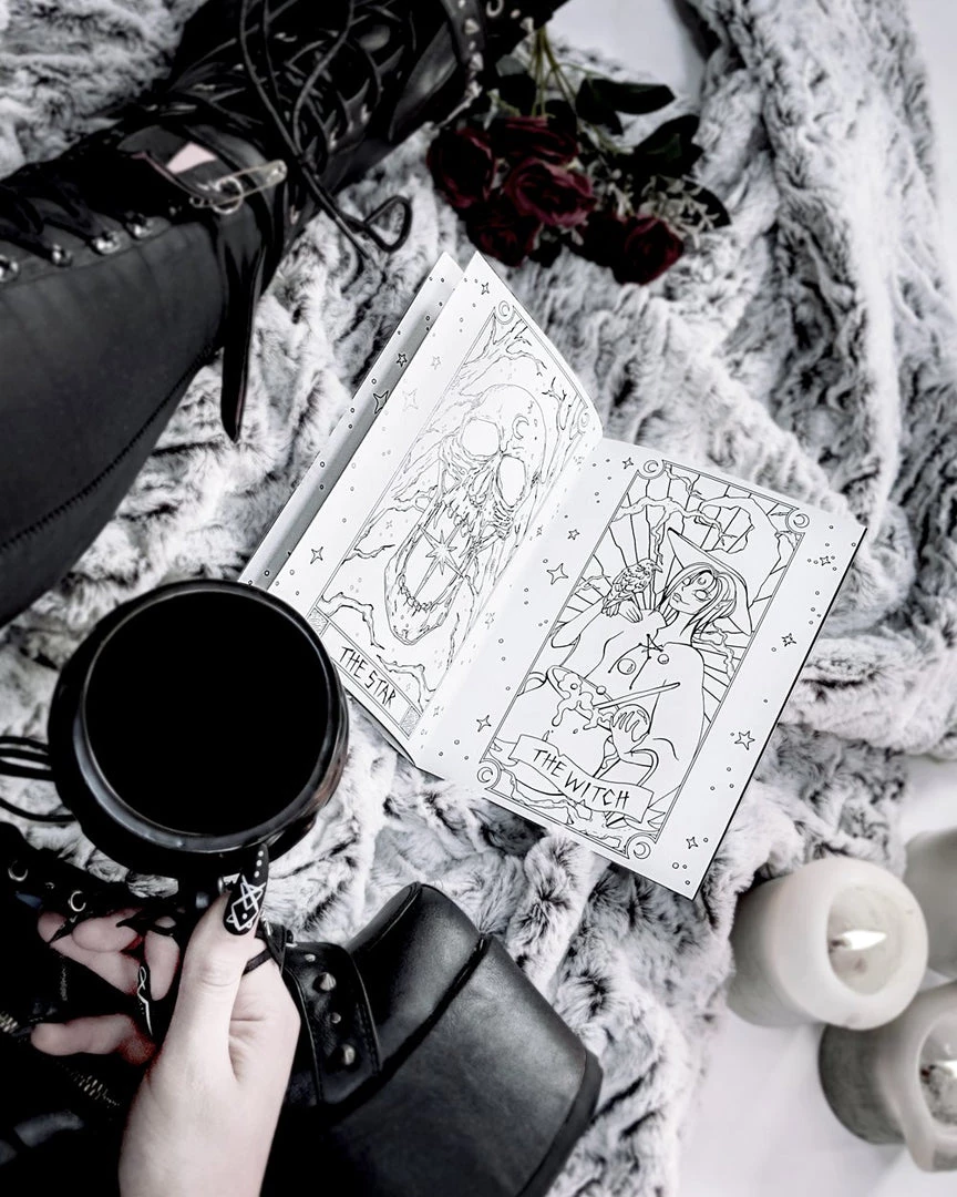 Rogue And Wolf Tarot Colouring Book Books 15 Rogue And Wolf Tarot Colouring Book Books