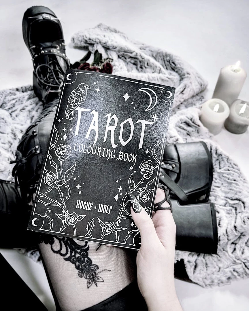 Rogue And Wolf Tarot Colouring Book Books 16 Rogue And Wolf Tarot Colouring Book Books