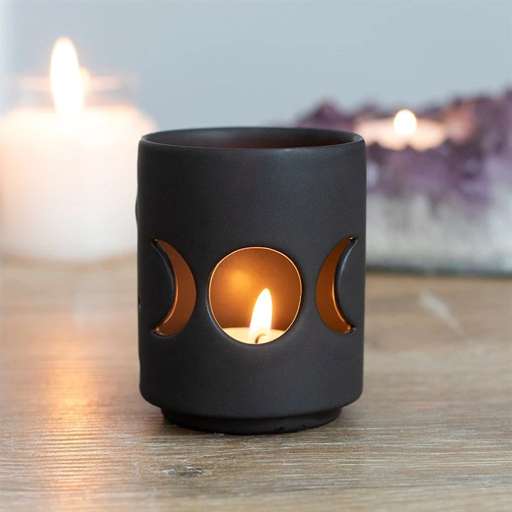 Gothic Gifts Gift Ideas Small Black Triple Moon Cut Out Tealight Holder 4 Gothic Gifts Gift Ideas Small Black Triple Moon Cut Out Tealight Holder