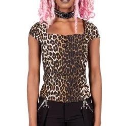 Killstar Wildling Top - Leopard