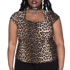 Killstar Wildling Top - Leopard